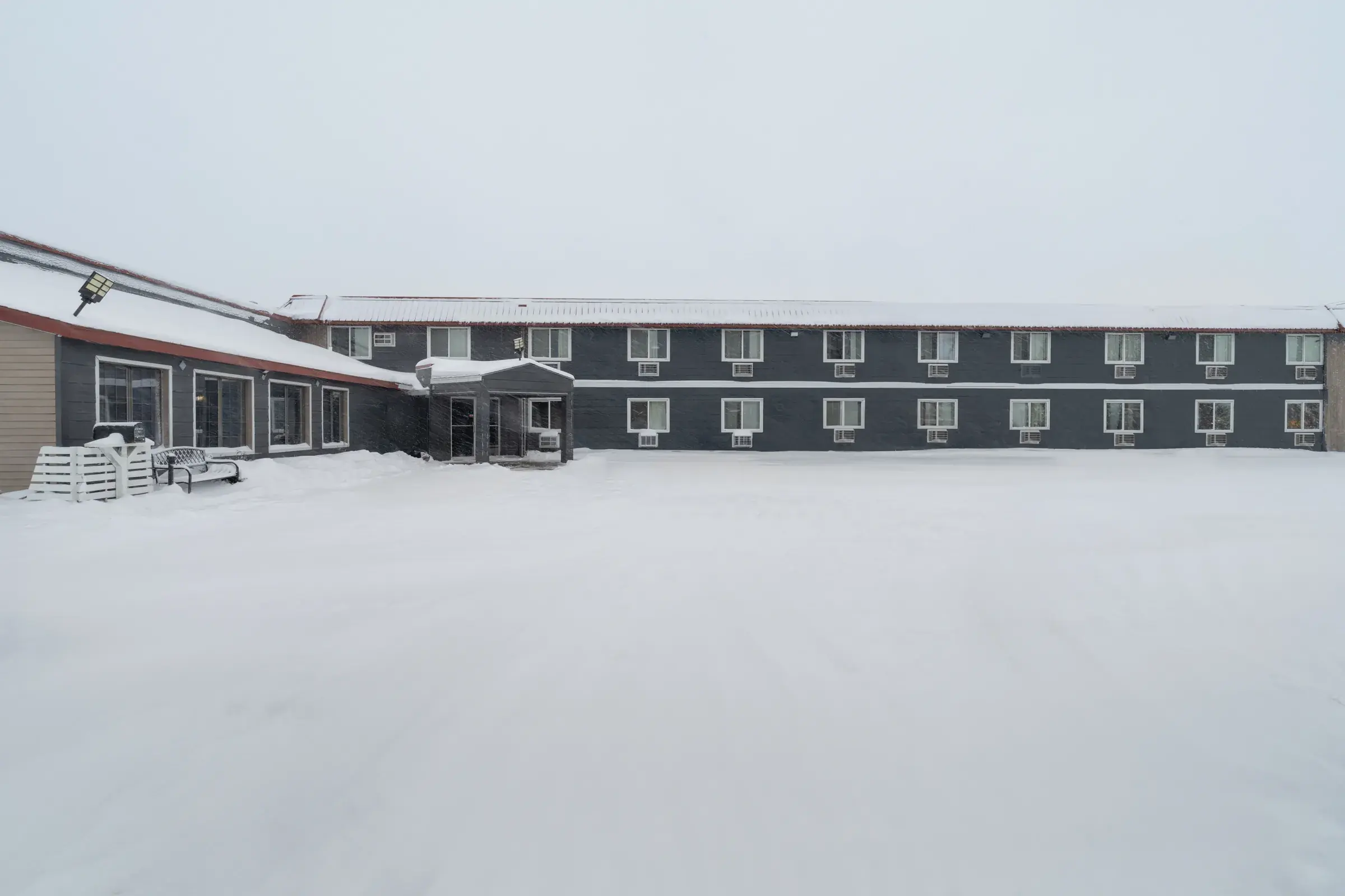 Hotel exterior by day
